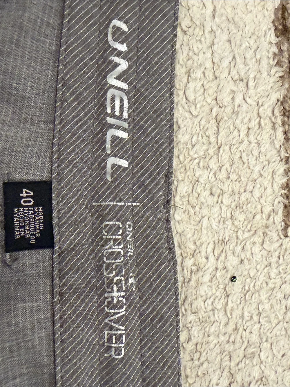 O'Neill Men’s Gray Flat-Front Performance Shorts